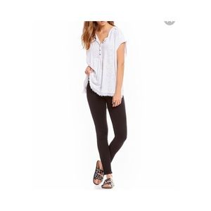 Free People High Rise Long & Lean Jeans